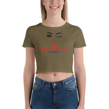Load image into Gallery viewer, Red Lipstick Patriot Crop Tee
