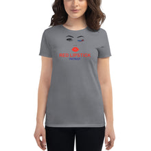 Load image into Gallery viewer, Red Lipstick Patriot Short Sleeve T-shirt
